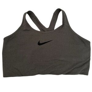 Nike Dri Fit Sports Bra Dark Grey Size 3X